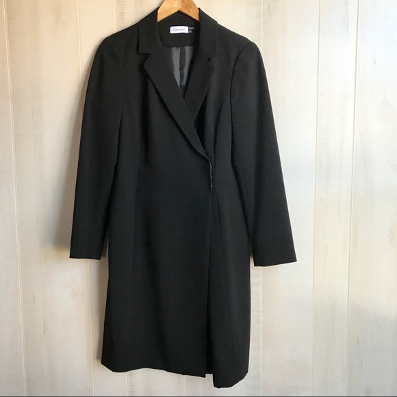 Calvin Klein Jackets & Blazers - FINAL! Calvin Klein Black Snap Button Jacket 10